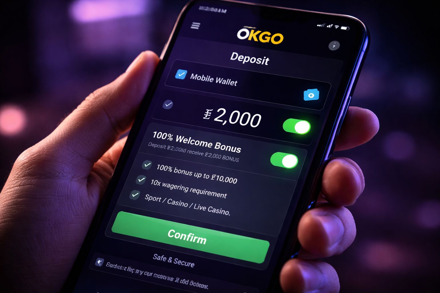 OKGO Welcome Package Terms Overview