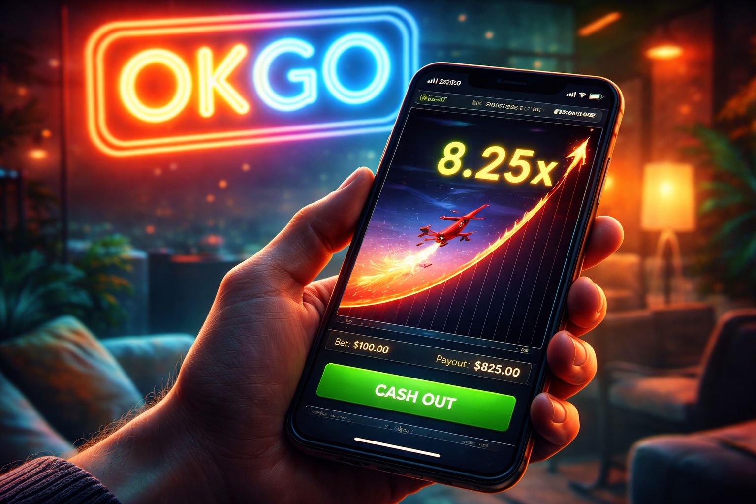 OKGO Games | Crash, Fishing, Mines & Fast-Round Favourites
